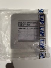 Lap 1G 2 Modular Face Plate - White