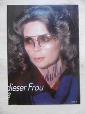 Wencke Myhre autograph signed A4 magazine image
