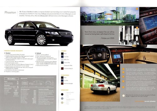 2006 Volkswagen VW Brochure / Catalog:PHAETON,TOUAREG,PASSAT,GTI,BEETLE,BUG,GOLF - Picture 3 of 6
