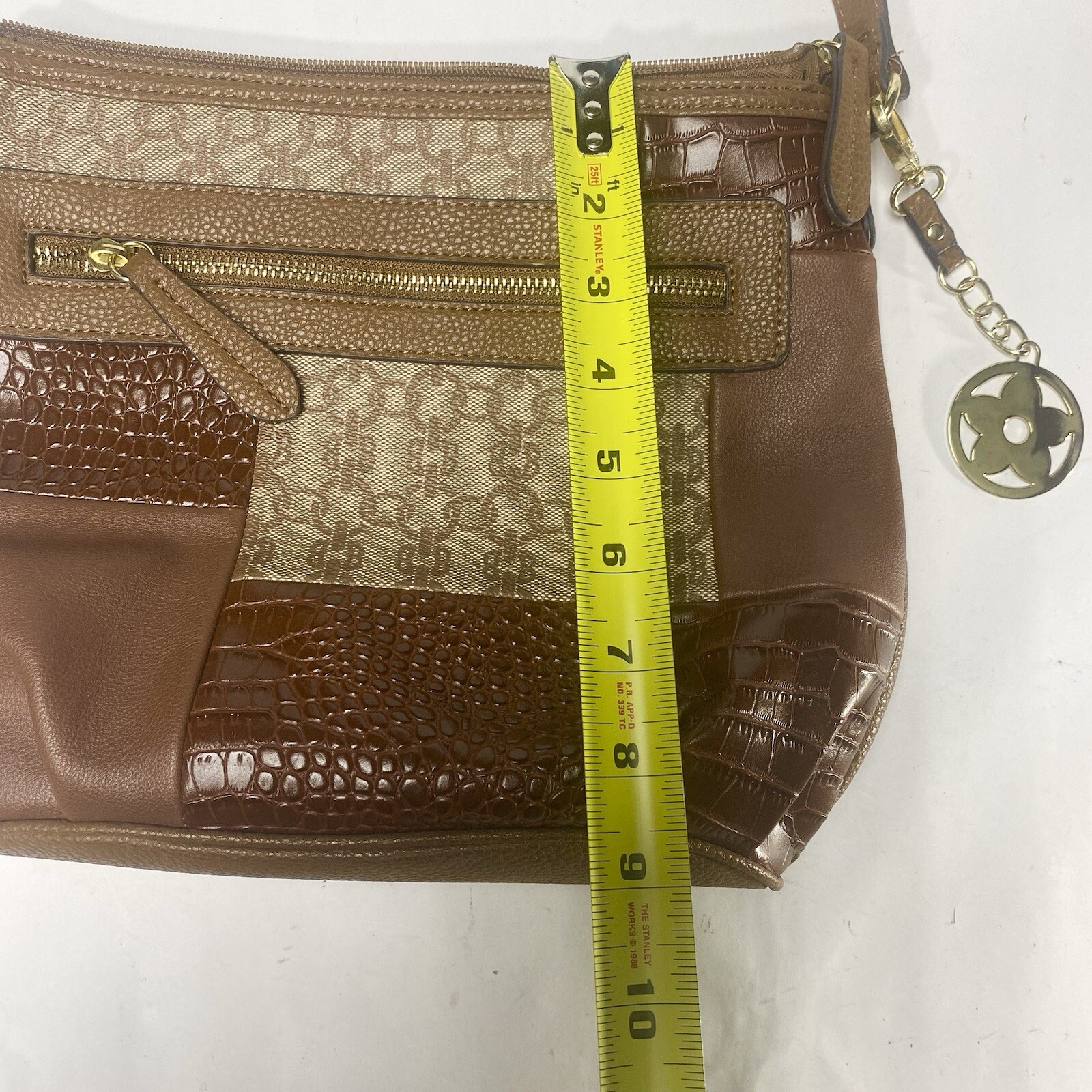 Bueno Signature Patchwork Pattern Shoulder Purse … - image 10