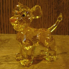 DISNEY Acrylic Facets #6009880 SIMBA, 3.5" NEW/Box From Retail Store, Enesco