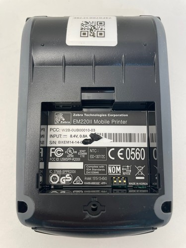 Zebra EM 220ii Mobile Printer USB WiFi Direct Thermal W2B-0UB00010-03 New - Picture 11 of 12