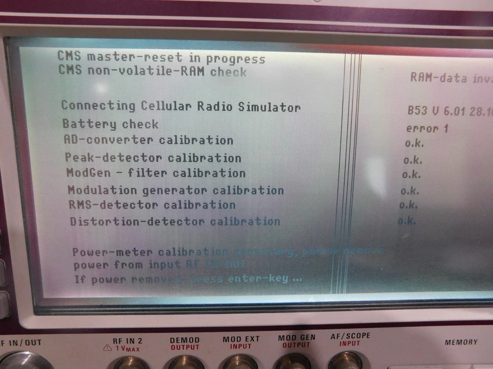 Rohde & Schwartz: CMS50 Radio Communications Monitor. 0.4...1000.MHz. For Part - Image 2 of 4