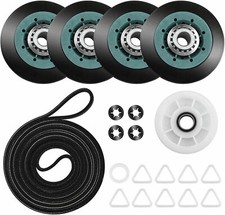 WED95HEDW0 Whirlpool Heavy Duty Dryer Rollers Pulley Belt Kit