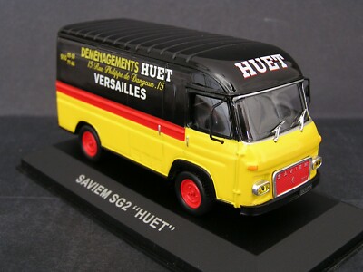 Camion Saviem SG2 Déménagement Huet - Modèle Réduit 1/43 - Marque IXO - Neuf Dans Son Emballage