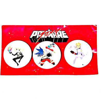 Promare Can Badge Set Galo Thymos Lio Fotia Kray Foresight Official Anime Japan