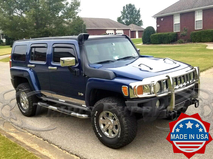 2005-2010 Hummer H3 Chrome Stainless Steel Rocker Panel Trim Cover 5 1/ ...