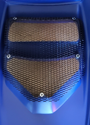 SUZUKI LT250R QUADRACER 250 FRONT FENDER BLUE NOSE HOOD & RADIATOR