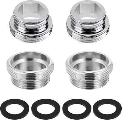 4 Stück M18 zu M22 Außengewinde Wasserfilter Wasserhahn Adapter Steckverbinder