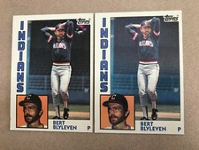 1984 Topps Baseball Card #789 Bert Blyleven Cleveland Indians NMMT! Free Ship!