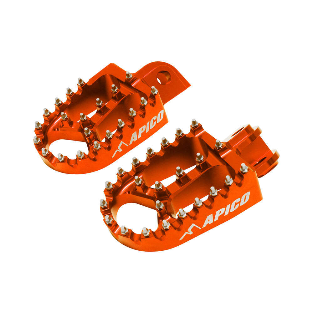 Apico Extreme Foot Pegs KTM SX85 18-23, SX/SX-F 16-22, EXC/EXC-F 17-23 Orange