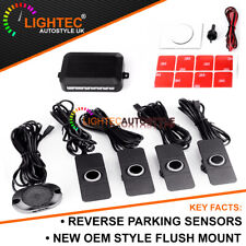Flush OEM Fit Rear Reverse Parking Sensors Car Audio Buzzer Beeper Kit Black UK