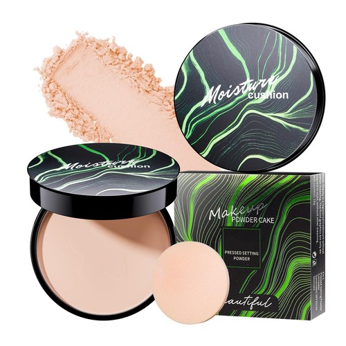 1 PCS Face Setting Powder Makeup - Waterproof Long-Lasting Pressed Powder Oil...