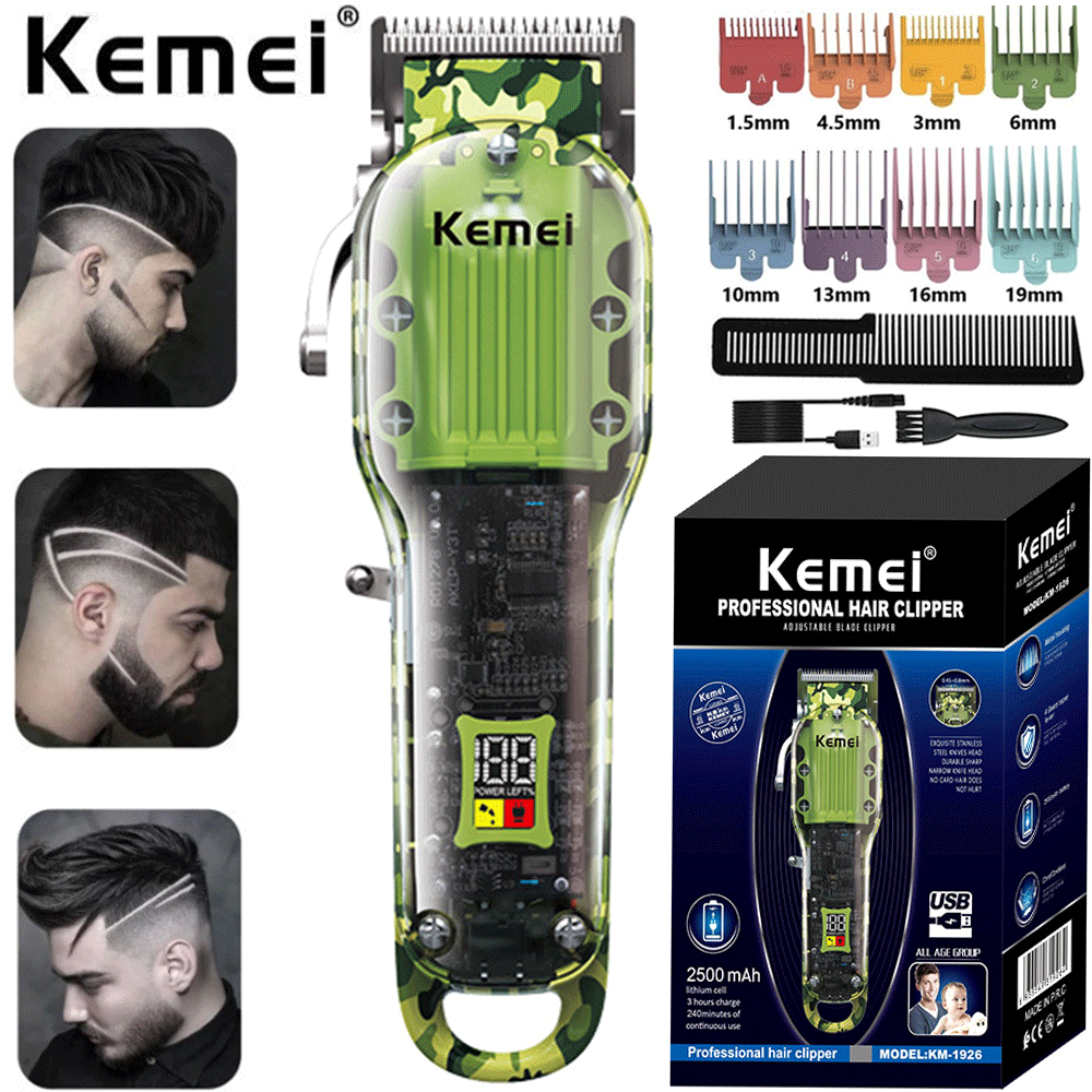 T-Blade Hair Clipper Trimmer for Beard & Shaving Electric Barber Machine BK01