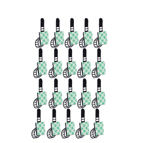 20 PCS Cable Management Tray Securing Clip Self Adhesive Tie Clamps Cord Ties - Afbeelding 4 van 11