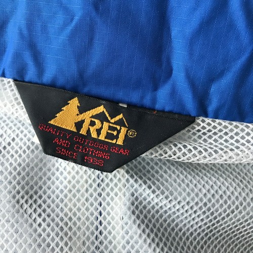 Giacca a vento uomo REI ventilata blu nylon taglia L zip corsa escursionismo schiena Pock - Foto 10 di 12