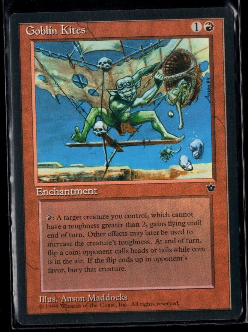 Goblin Kites Vintage Uncommon Fallen Empires Magic The Gathering NM