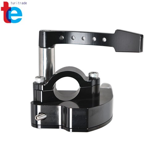 CONJUNTO DE ACELERADOR DE PULGAR BILLET NEGRO PARA YAMAHA BANSHEE YFZ RAPTOR 350 660 700 - Imagen 4 de 6