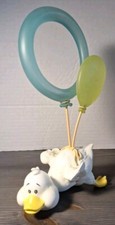 Baby Room Decor Cute baby Duck with Balloons 8  Resin