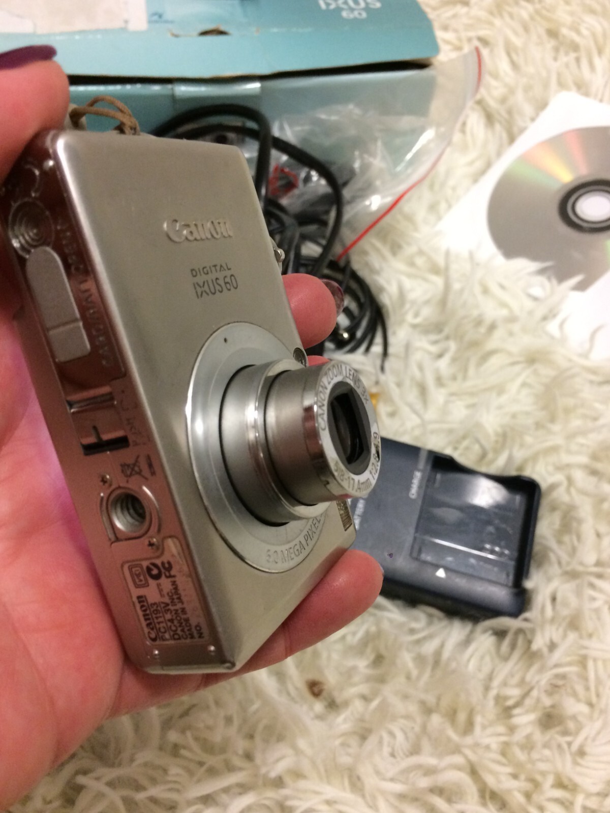 Canon Digital IXUS 60 6.0MP 3x Optical Zoom Compact Camera eBay