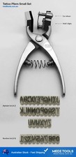 Tattoo Pliers Kit Small/Marking Pliers/Farm/Livestock/Animal Identification