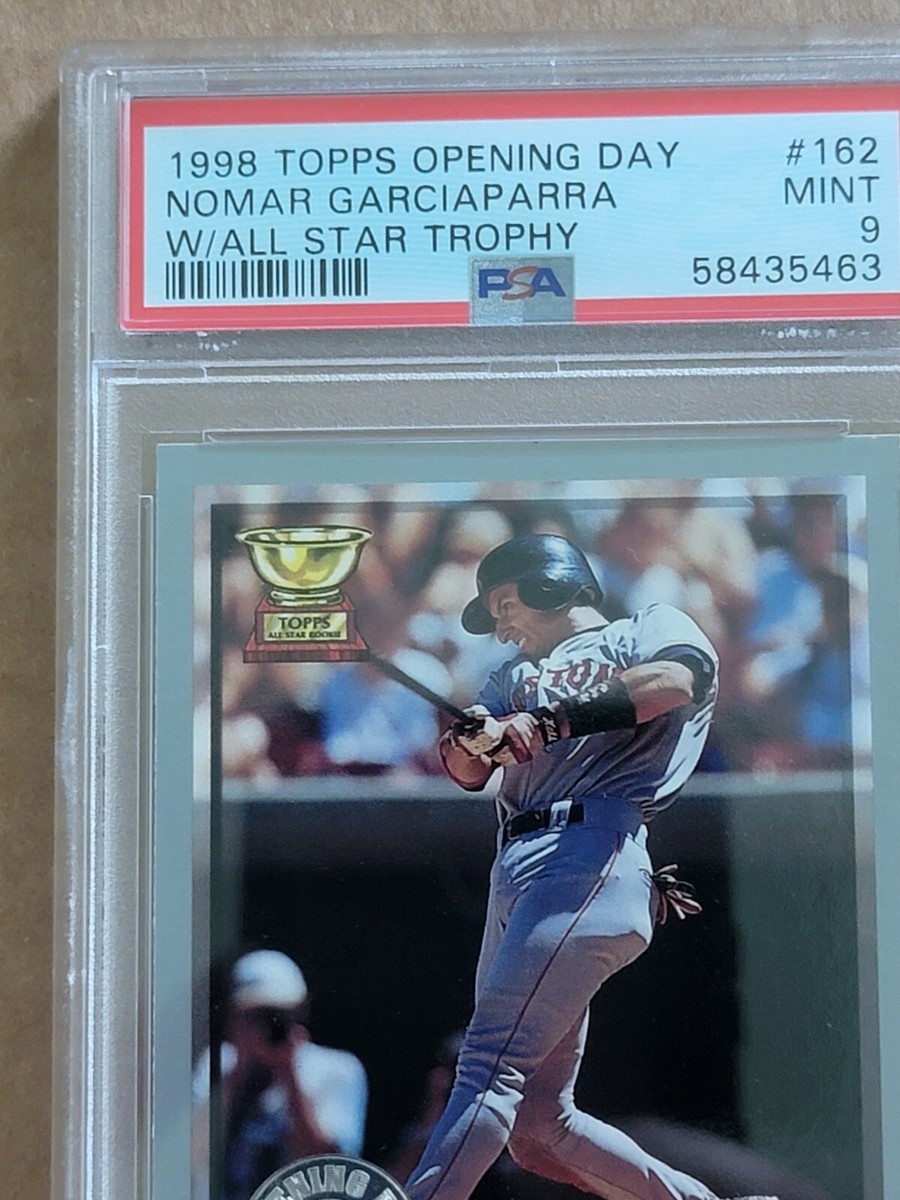 Nomar Garciaparra 1998 Topps Opening Day With All Star Trophy PSA