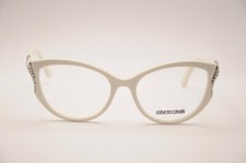 ROBERTO CAVALLI FOSCIANNA 5055 CAT EYE EYEGLASS FRAMES WHITE 53-17-140 NEW