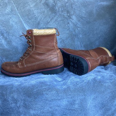 Timberland Newmarket Leather Waterproof Boot 30557 Tan Red  display picture 2