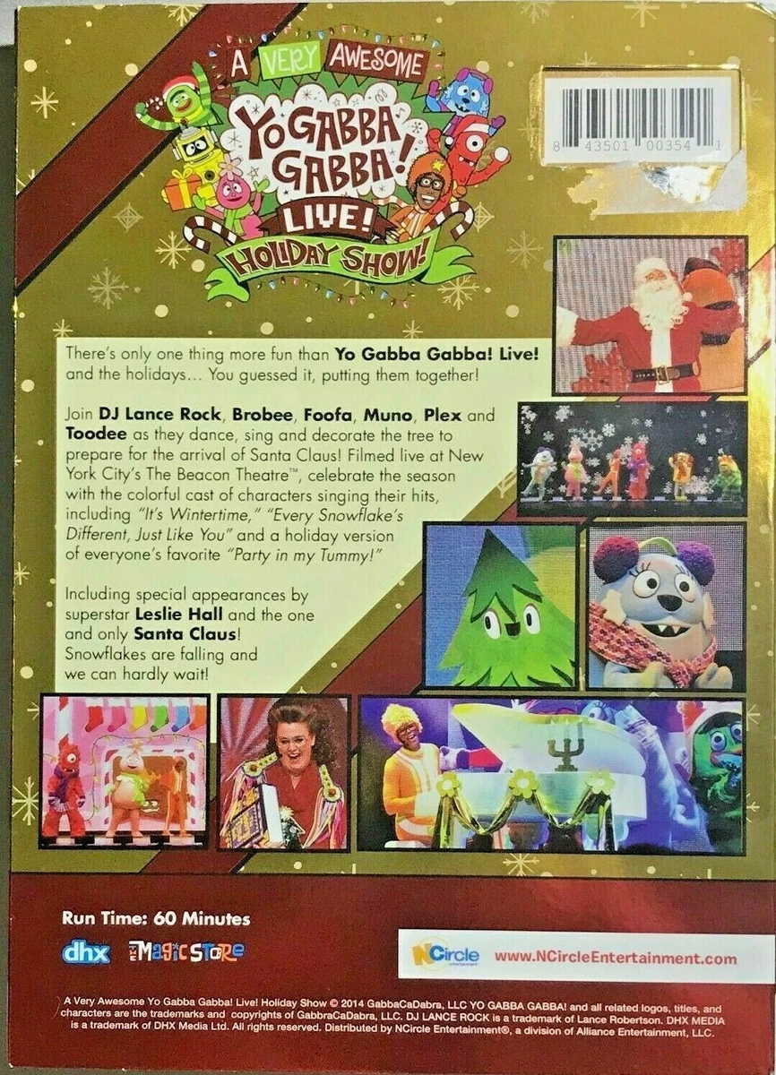 Yo gabba gabba live holiday show