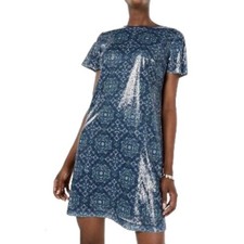 Michael Michael Kors Women’s Majorelle Medallion Sequin Dress Size XS NWT