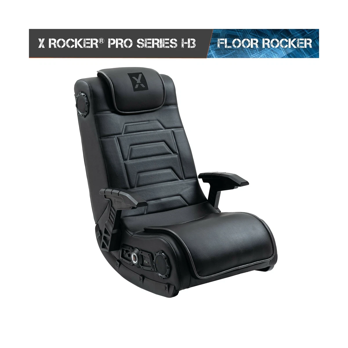 X Rocker Gaming Chair Black 793945683802 eBay