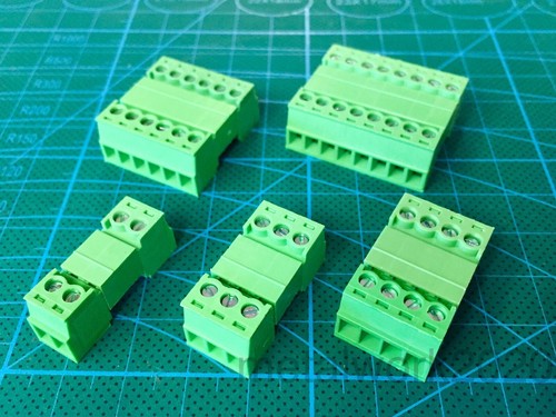 Male-Female Phoenix Style 3.81mm Pluggable Screw Terminal Block, Connector, M-F - Picture 11 of 20