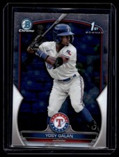 2023 Bowman Chrome Prospects Yosy Galan Texas Rangers #BCP-221