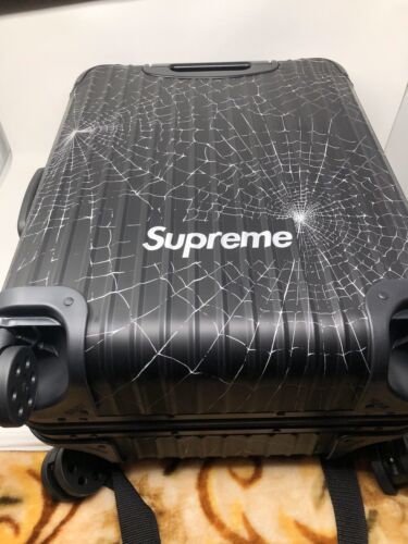 Supreme Rimowa Cabin Plus Web Black Luggage Suitcase bag 