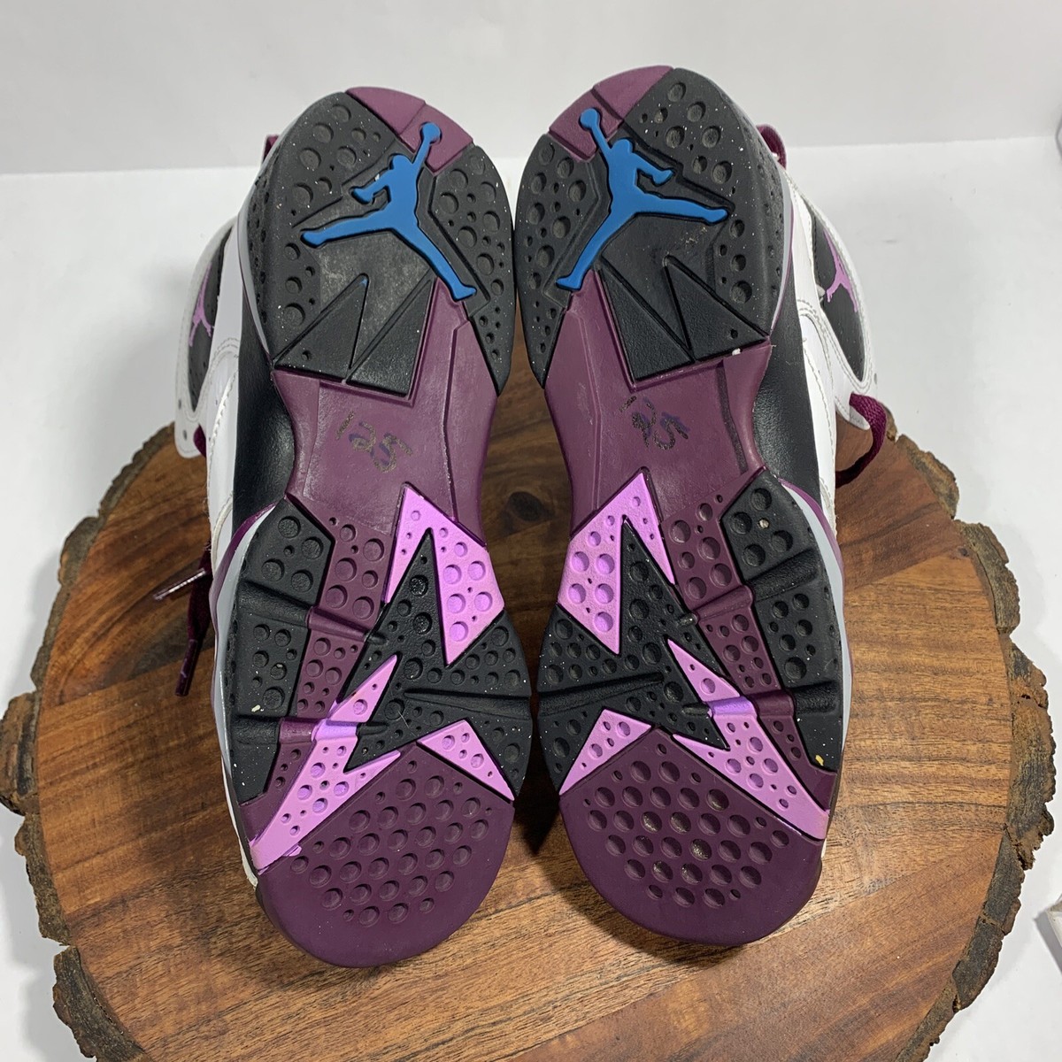 Nike Air Jordan VII 7 Retro GG GS White Fuchsia Glow Purple