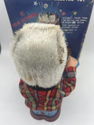JOUET ANCIEN AUTOMATE élec. Blushing Willy (n°4) Y Co 1960 (+vidéo) EUR