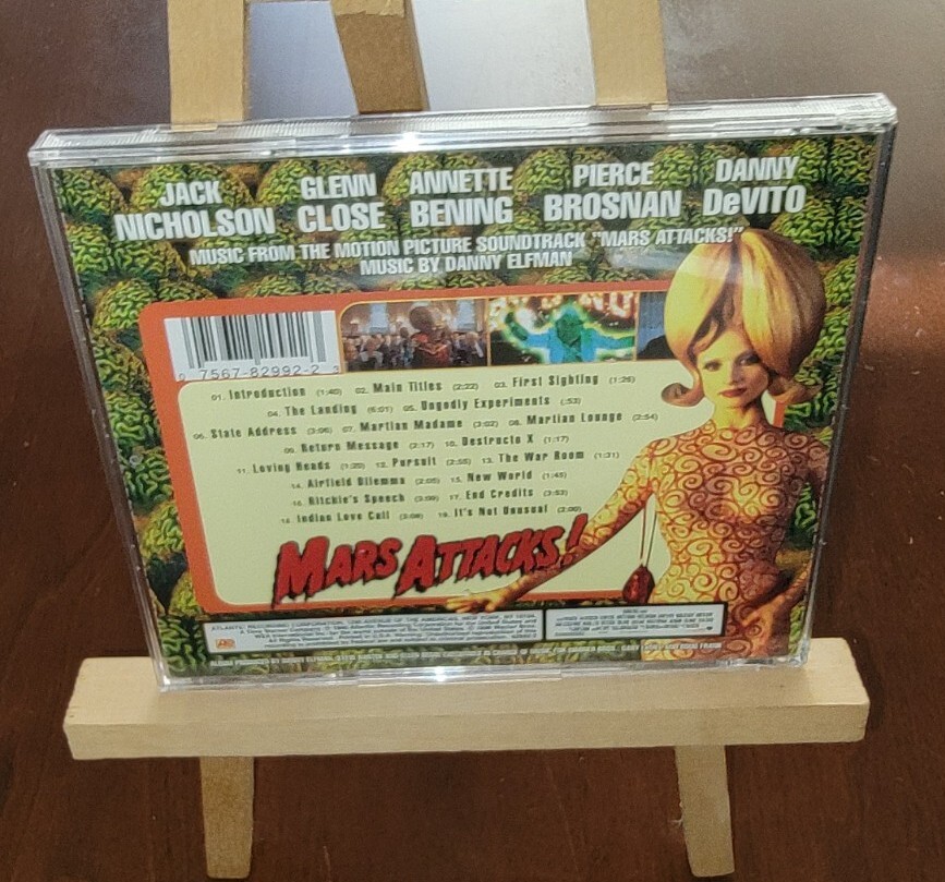 Mars Attacks Original Soundtrack CD Danny Elfman 1996 OOP Rare HTF eBay