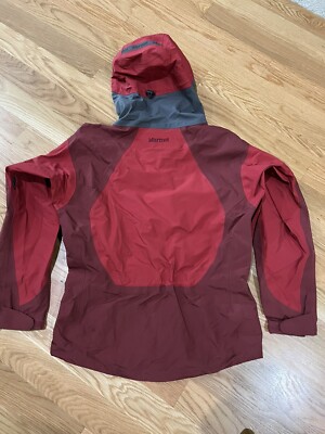 Marmot Women's Red Gore-Tex XCR Hooded Jacket Sz S | eBay