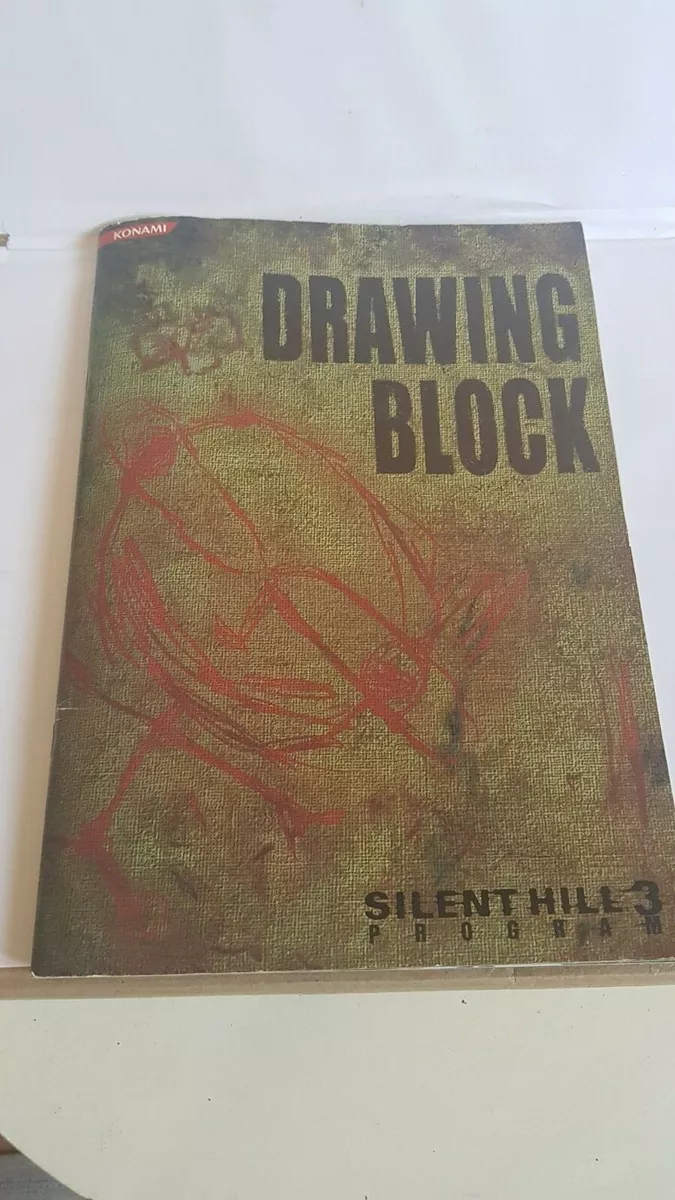 silent hill 3 DRAWING BLOCK ARTBOOK Program limited Japan