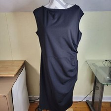 NWT Miusol Little Black Dress Ruched side Back Zip Size 2XL