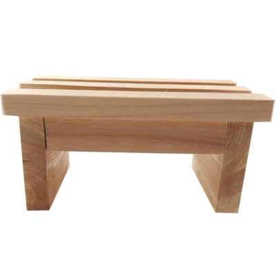 Kids Wooden Low Stool Household Step Bench Footrest Toddler - Main Image