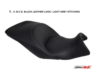  K1600GT用 シート 本体 ブラック BMW K1600 GTL 2011-2019 MotoK Seat Cover B896 Anti Slip Waterproof