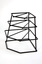 Delfinware 2007BK Black 4 Tier Plate Stacker