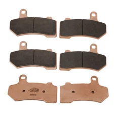 Sintered Metal 3 PR Front & Rear Brake Pad for Harley FLHR FLHX FLHTK FLTR 08-20