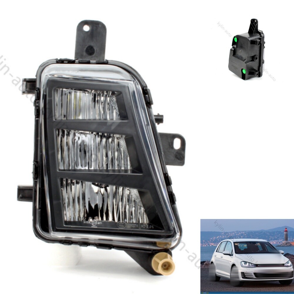Front bumper LED Fog Light Lamp Fit for VW Golf 7 A7 MK7 GTI GTD 2013-2017