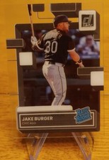 2022 Chronicles Clearly Donruss Rated Rookie Jake Burger Chicago White Sox