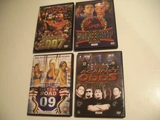 EX LOT 4 TNA Wrestling DVDs Best of 2007/2008 World X Cup/2009 V Road/Aganst Odd