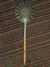 Chef Pomodoro Aluminum 9-Inch Pizza Peel with Detachable Wood Handle Turning