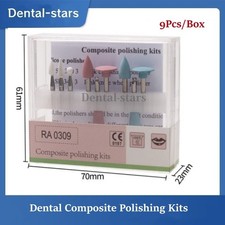 Kit Lucidatura Dentale Composito RA Frese Lucidatrice Manipolo Bassa Velocità Contra Angolo