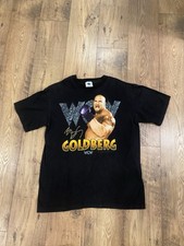 Vintage 1998 WCW Goldberg T-Shirt Size Large WCW WWE Wrestling